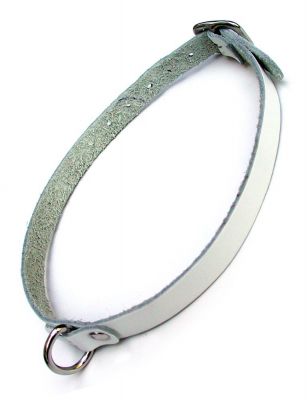 Leather Choker With O Ring