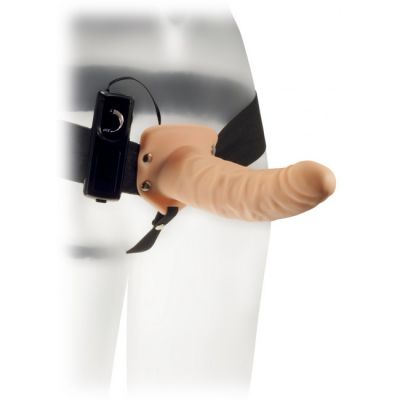 Kinx The Extender Plus Vibrating Hollow Strap On 8 Inch