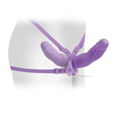 Fetish Fantasy Elite Vibrating Double Delight Strap-On