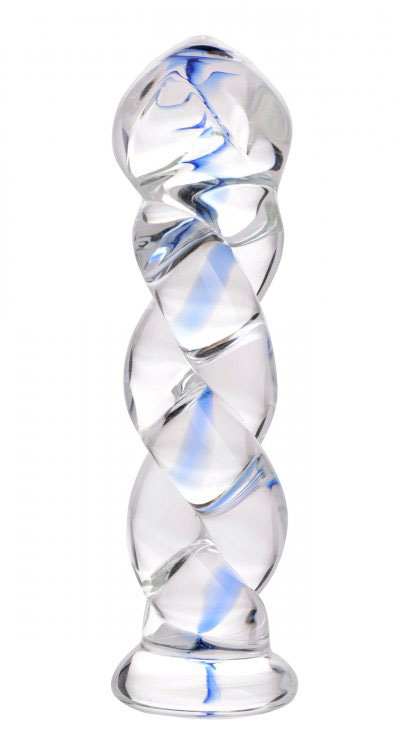 Soma+Twisted+Glass+Dildo