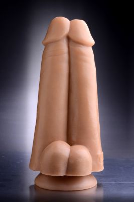 Tom of Finland Dual Dicks Suction Cup Dildo