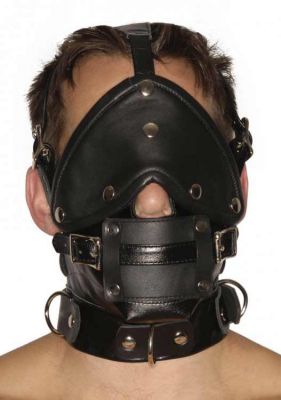 Premium Muzzle with Blindfold and Gags