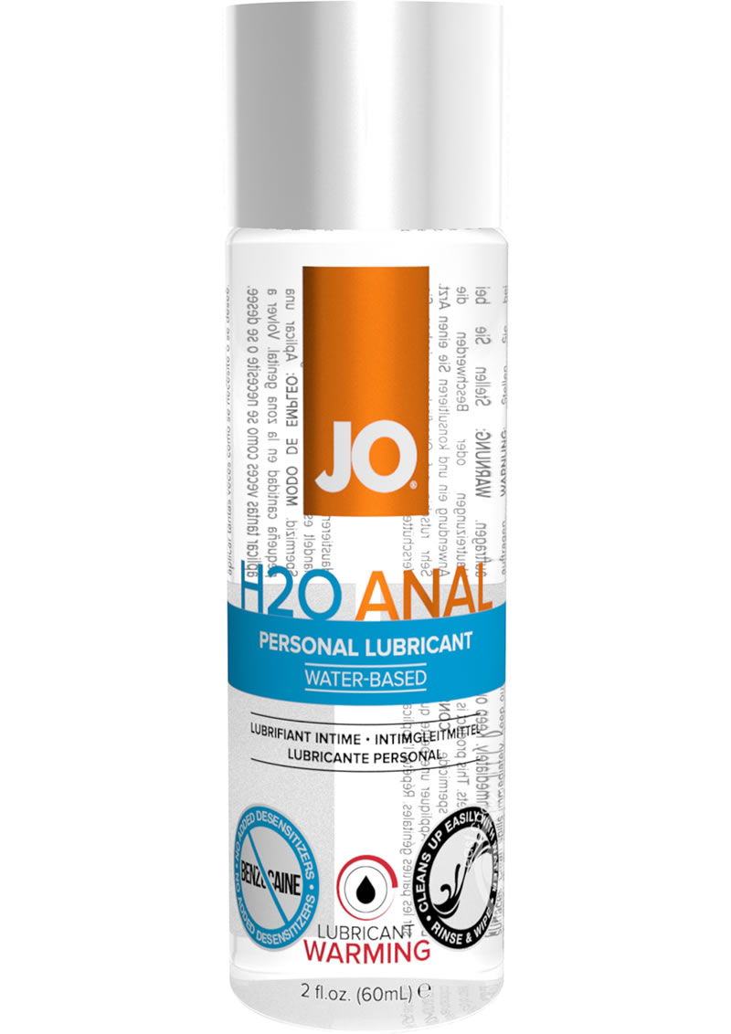 Jo+H2O+Warming+Anal+Water+Based+Lubricant
