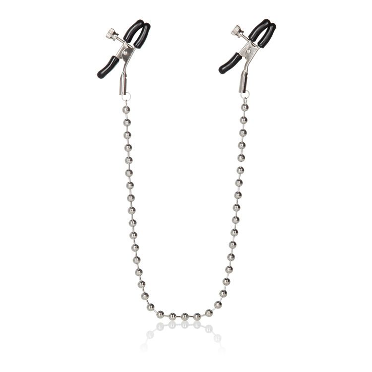 Nipple+Play++Silver+Beaded+Nipple+Clamps