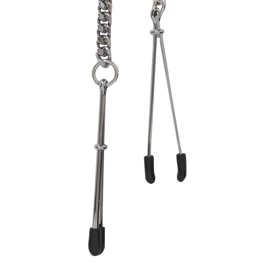 Adjustable+Tweezer+Nipple+Clamp+and+Jewel+Chain