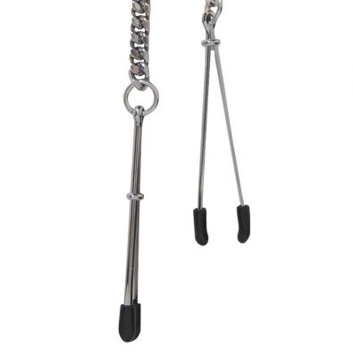 Adjustable Tweezer Nipple Clamp and Jewel Chain