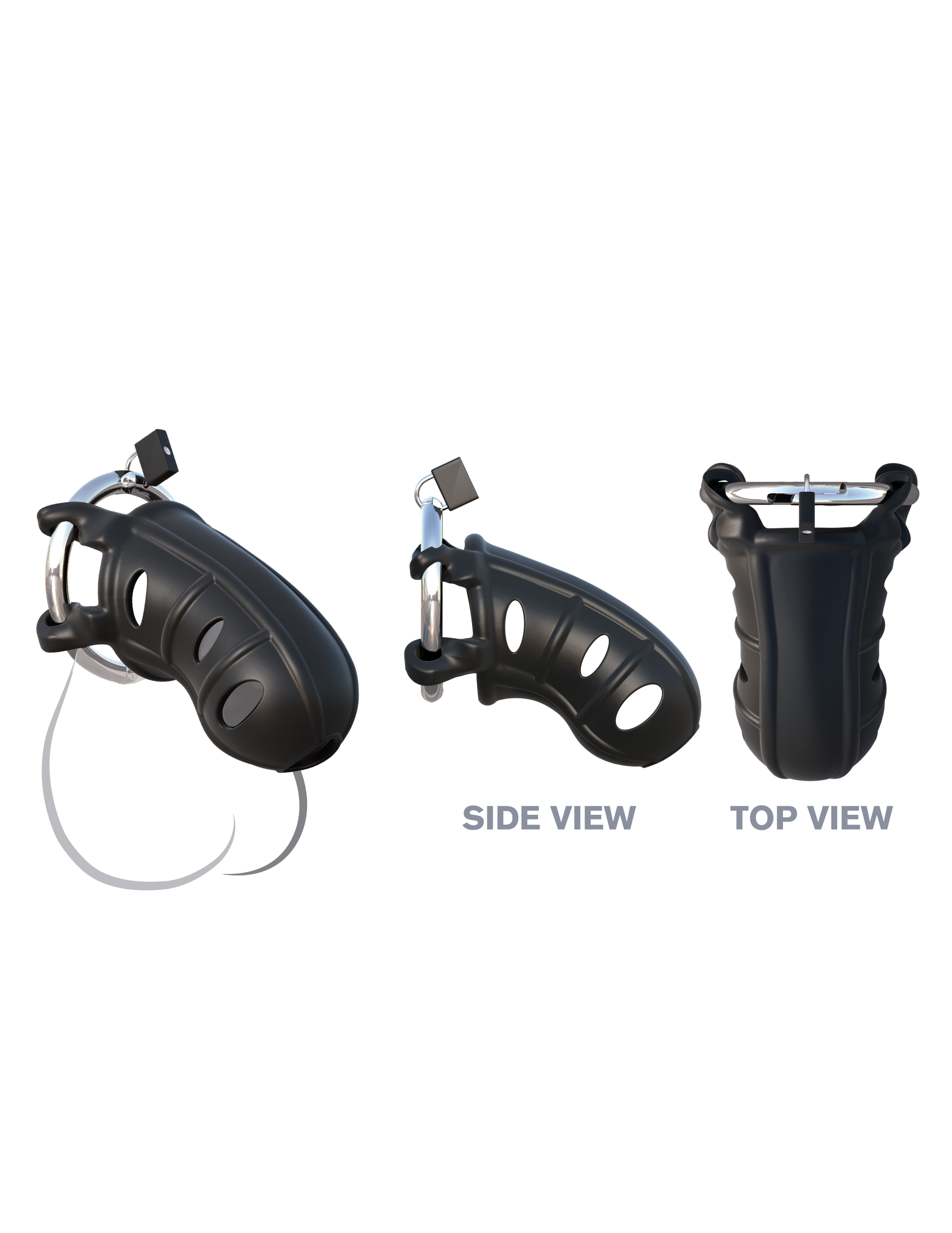 Fantasy+C-Ringz++Hardcore+Silicone+Cock+Blocker