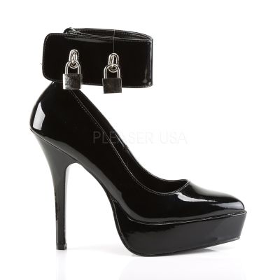 Locking Fetish Platform Pumps