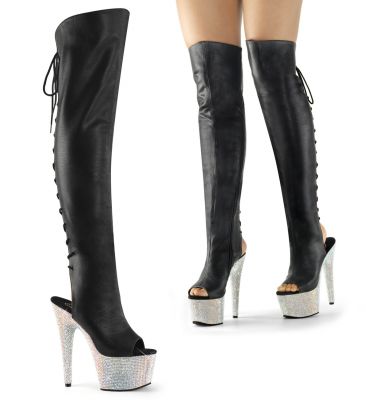 Thigh High Be Jeweled Booties