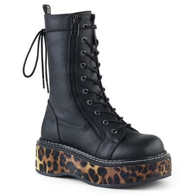Sole O Mid Calf Lace Up Boots