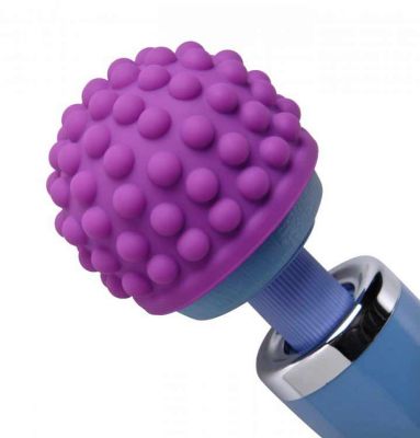 Wand Essentials Purple Massage Bumps Silicone Attachment