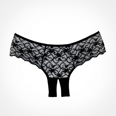 Sweetheart Lace Crotchless Panties