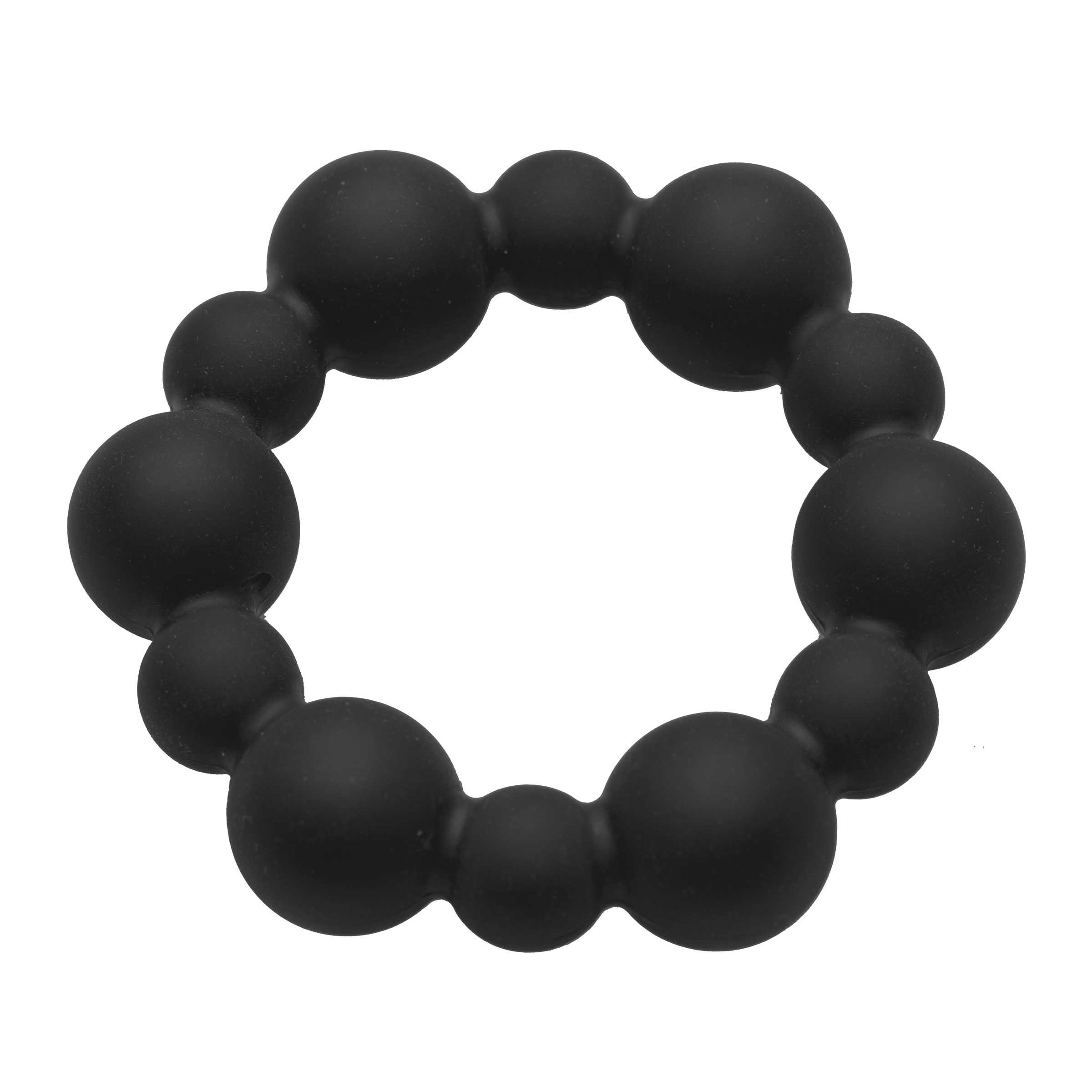 Shadow+Silicone+Beaded+Cock+Ring