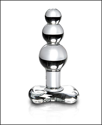 Icicles+No+47+Beaded+Glass+Anal+Plug