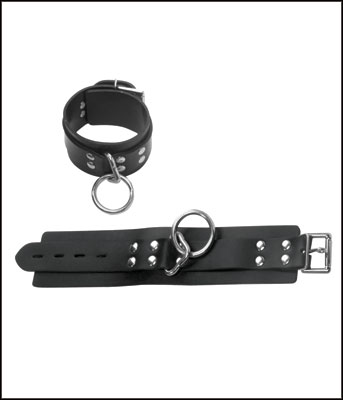Locking+Rubber+Ankle+Restraints