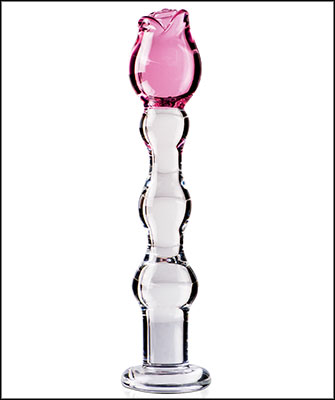 Tender Rose Glass Massager