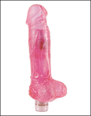 Dr.+Z+-+Glitter+Gels+-+Vibrating+Dong+with+Balls