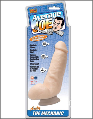 Average Joe Andy The Mechanic Dildo Waterproof 7 Inch