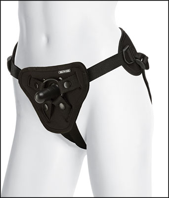 Vac U Lock Platinum Corset Harness With Plug