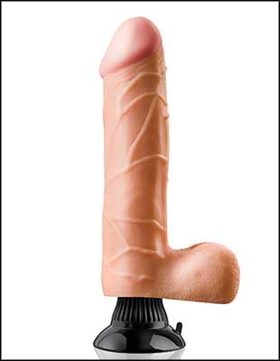 Real Feel Deluxe No 9 Wallbanger Vibrating Dildo