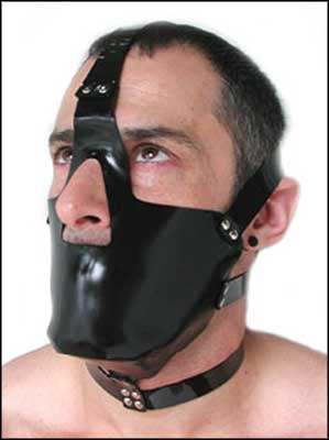 Rubber Head Harness With Muzzle