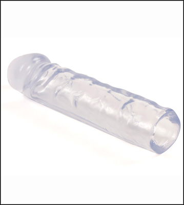 Doc Johnson Big Warhead Sleeve 8 Inch - Clear