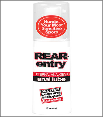 Rear Entry Desensitizing Anal Lube