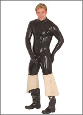Catsuit Zip Shoulder Cod Piece