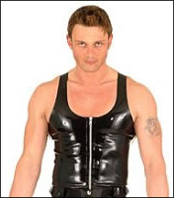 Sleeveless Singlet Front Zip