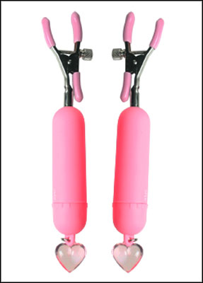 Pink+Crush+Vibrating+Nipple+Clamps