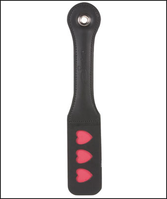 Leather Impression Paddle Heart