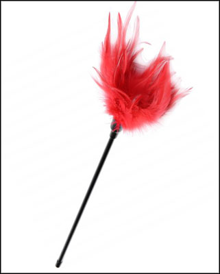 Le Plume Feather Tickler - Black