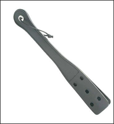 12+Inch+Leather+Slapper+with+Holes