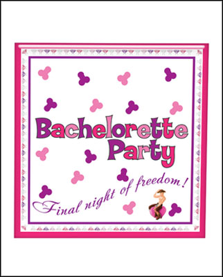 Bachelorette Party Trivia Napkins 10 Per Pack