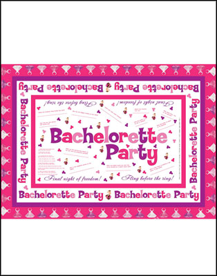 Bachelorette Party Tablecloth