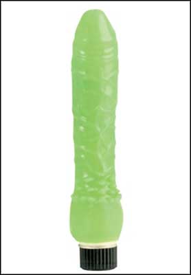 Glow In The Dark Jelly Penis Vibrator