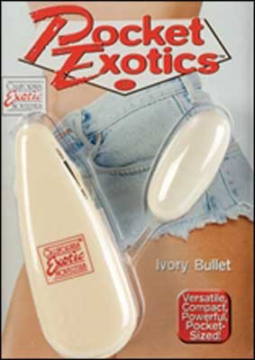 Pocket Exotics - Vibrating Ivory Bullet