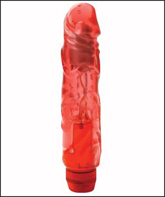 Climax Gems Crimson Rod Vibrator Waterproof 6.5 Inch Red