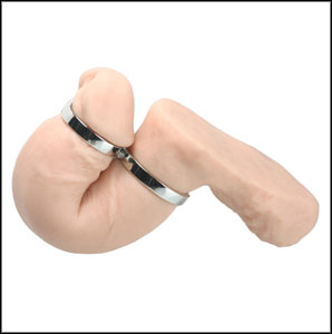 The Twisted Penis Chastity Cock Ring