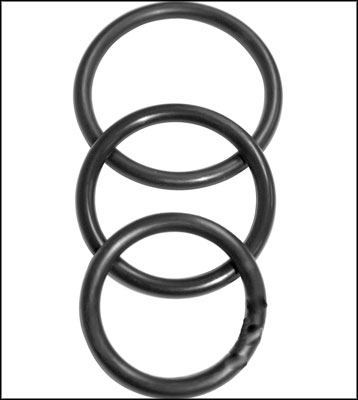 Sex And Mischief Nitrile Cock Ring 3 Pack